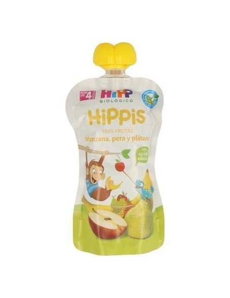 Pouches De Manzana Pera Y Platano Bebibles 100Gr.