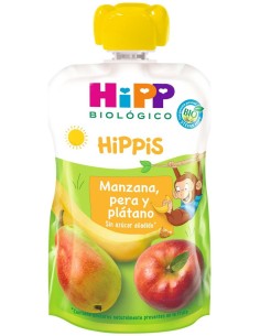 Pouches De Manzana Pera Y Platano Bebibles 100Gr. 2