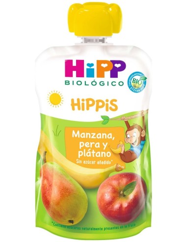 Pouches De Manzana Pera Y Platano Bebibles 100Gr.