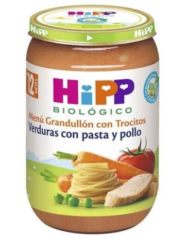 Potito Verduras Con Pasta Y Pollo 220Gr. Bio