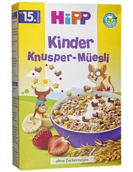 Hipp Kids Crunchy Muesli Sin Azúcar Añadido Bio 200G