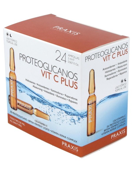 Praxis Proteoglicanos Vit C Plus 24 Ampollas