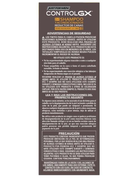 Just For Men Control Gx Champú Y Acondicionador Reductor De Canas