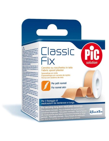 Pic Solution Classic Fix Esparadrapo De Tela 2,5Cmx5M 1Ud