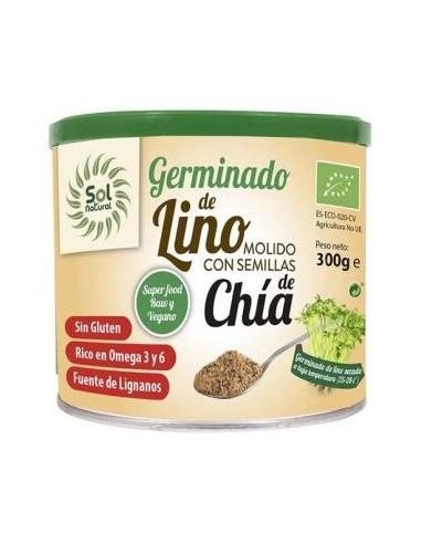 Sol Natural Germinado De Lino Molido Con Chia 300G