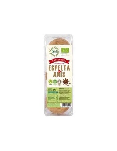 Solnatural Rosquitos Espelta Anis Bio 150G