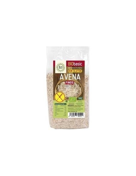Solnatural Copos Avena Sin Gluten Finos Integral Bio 500G