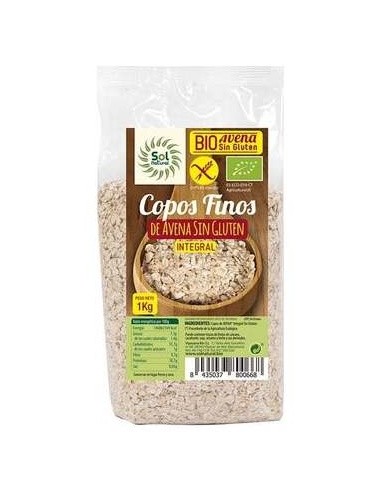 Sol Natural Copos De Avena Finos Sin Gluten Bio 1Kg