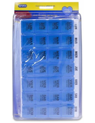 Anota Pastillero Semanal 4 Tomas, 1 Ud
