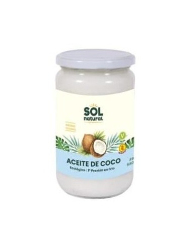 Solnatural Aceite Coco Virg Extr Bio 580Ml