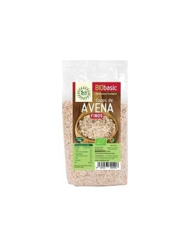 Copos De Avena Familiar Finos Integrales 1Kg. Bio