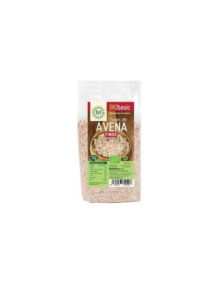Copos De Avena Familiar Finos Integrales 1Kg. Bio