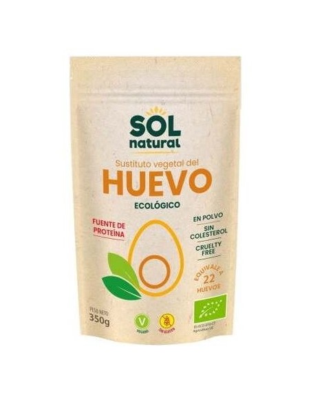 Sol Natural Sustituto Vegetal Del Huevo Polvo Bio 350G