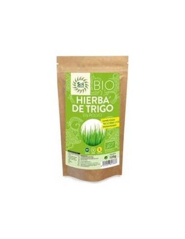 Solnatural Hierba Trigo Polvo Bio S/G Veg 125G