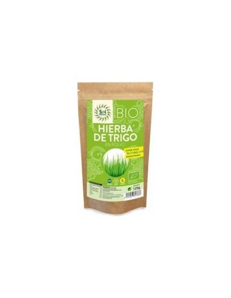 Solnatural Hierba Trigo Polvo Bio S/G Veg 125G
