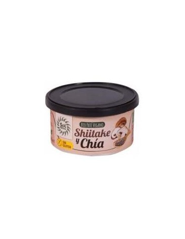 Solnatural Pate Shiitake Chia Bio S/G 125G