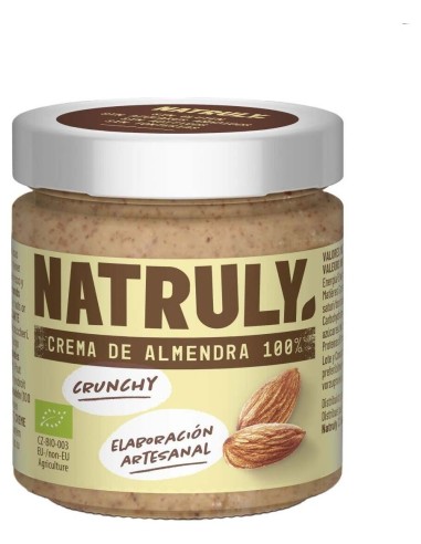 Natruly Crema Almendras Eco Sin Gluten 200G