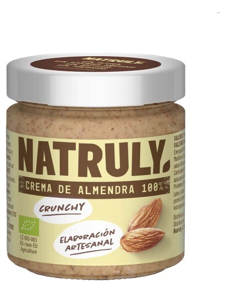 Natruly Crema Almendras Eco Sin Gluten 200G