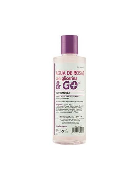 Agua De Rosas + Glicerina 250Ml.