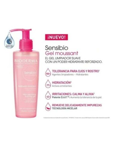 Sensibio Gel Moussant Gel Limpiador Micelar 500Ml.