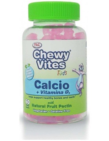 Chewy Vites Kids Calcio+Vit. D 60Ud.