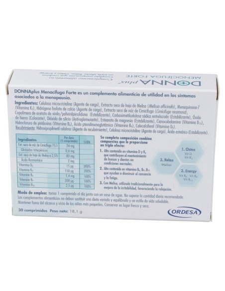 Donnaplus Menocifuga Forte 30Comp.