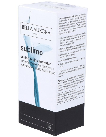 Sublime Contorno Ojos Antiedad Crema 15Ml.
