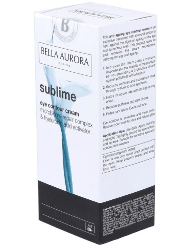 Sublime Contorno Ojos Antiedad Crema 15Ml.