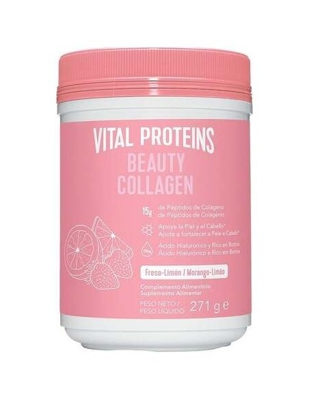 Vital Proteins Beauty Colágeno Fresa Y Limón 271G