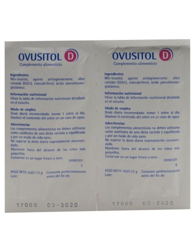 Ovusitol D 14Sbrs. - Italfarmaco
