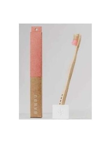 Banbu Cepillo Dental Adulto Medio Rosa 1Ud