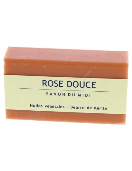 Jabon En Pastilla De Rosa Dul 100Gr. Bio
