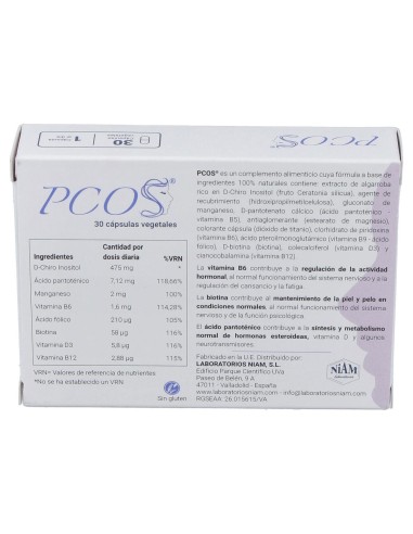 Niam Pcos, 30 Cápsulas