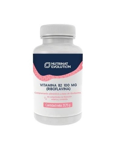 Nutrinat Vitamina B2 100Mg Riboflavina 60Comp