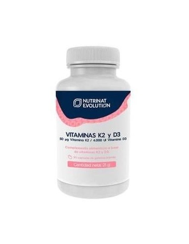Vitaminas K2 D3 30Cap.