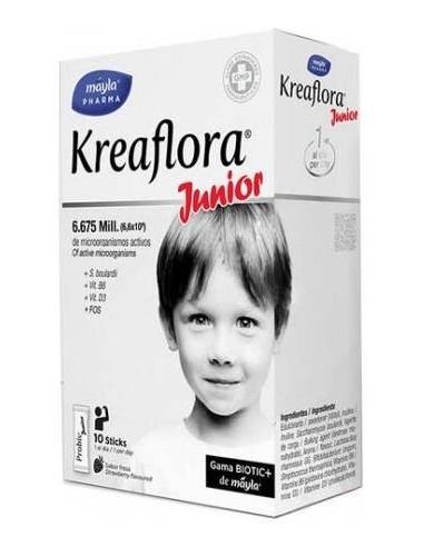 Kreaflora Junior Sabor Fresa 10Stick