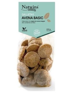Natwins Galletas De Avena Basic Bio 200G