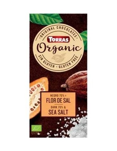 Chocolate Negro 70% Con Flor De Sal 100G Bio Sg