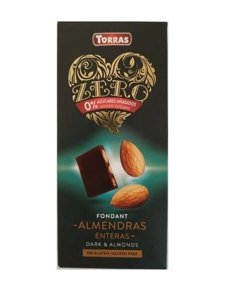 Chocolate Negro 72% Con Almendra Zero 150Gr