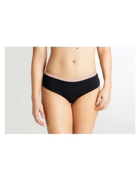 Braguita Menstrual Negra/Rosa Flujo Moderado 0/Xxs
