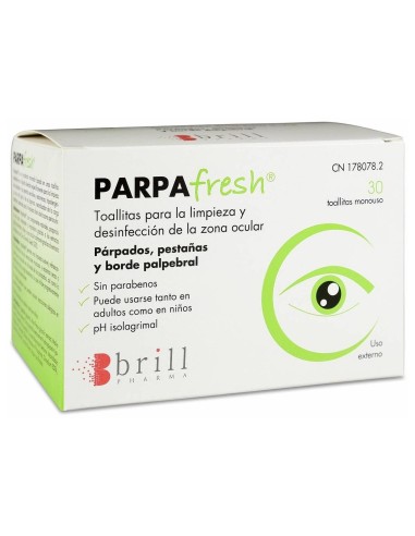 Parpafresh Toallitas Limpieza Párpados 30Uds