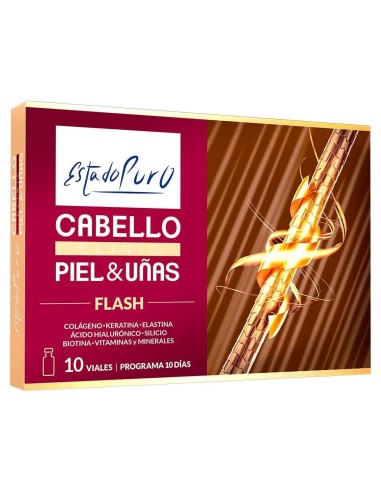 Tongil Estado Puro Cabello Piel Y Uñas Clinic Flash 10Viales
