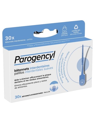 Parogencyl Palillos Interdentales Suaves 30Uds