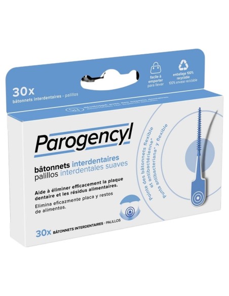 Parogencyl Palillos Interdentales Suaves 30Uds