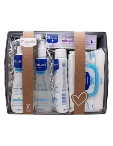 Canastilla Gris Leche Corp+Colonia+Gel+Crema+Toall