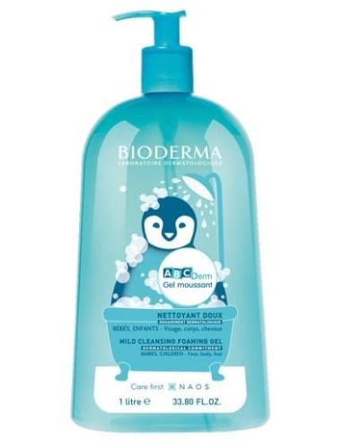 Bioderm Abcderm Gel Moussant Bebés Y Niños 1L
