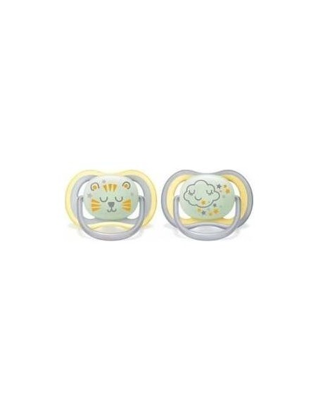 Philips Avent Chupete Nocturno +18Meses Neutro 2Uds
