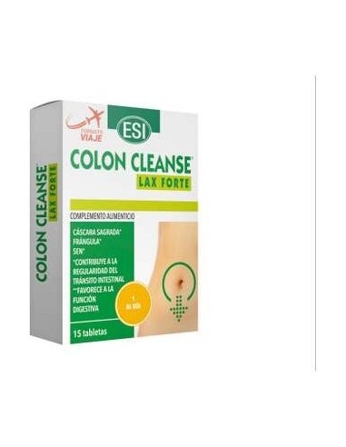 Esi Colon Cleanse Lax Forte 15 Tabletas Viaje