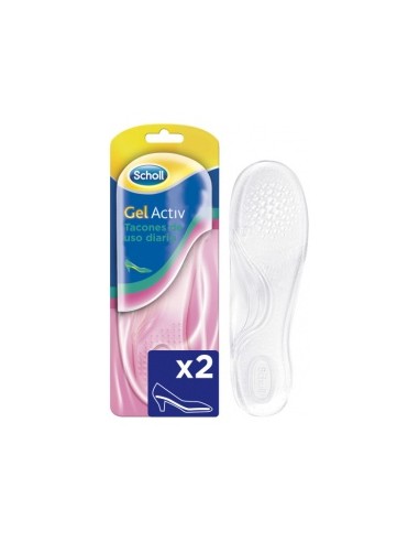 Scholl Gelactiv Tacón Diario, 1 Par