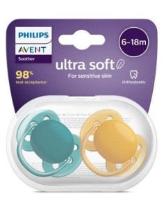 Philips Avent Chupete Silicona Ultra Soft 6 - 18 Meses 2Uds